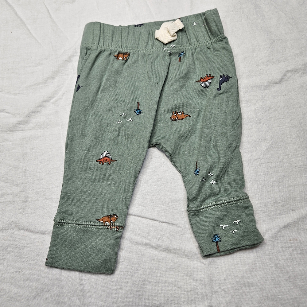Carter's Green Dinosaur Print Kids Casual Bottoms